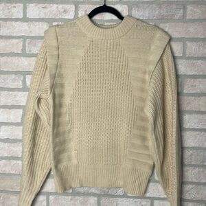 ASOS cream knit sweater size 4